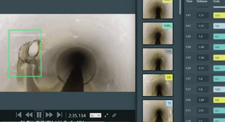 Automated pipe inspection UI