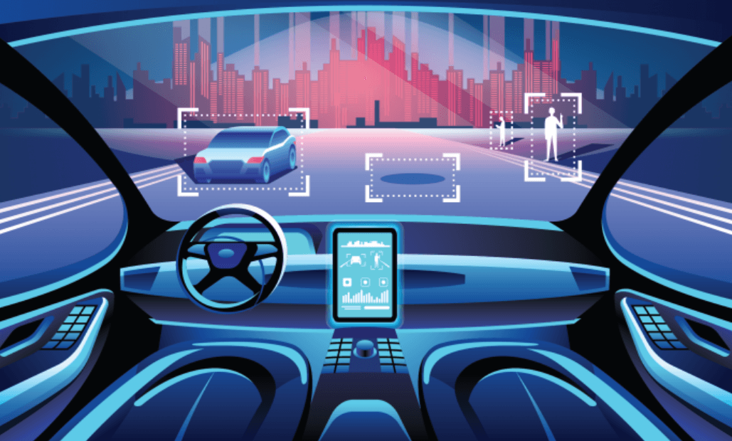 Self-driving vehicle dashboard